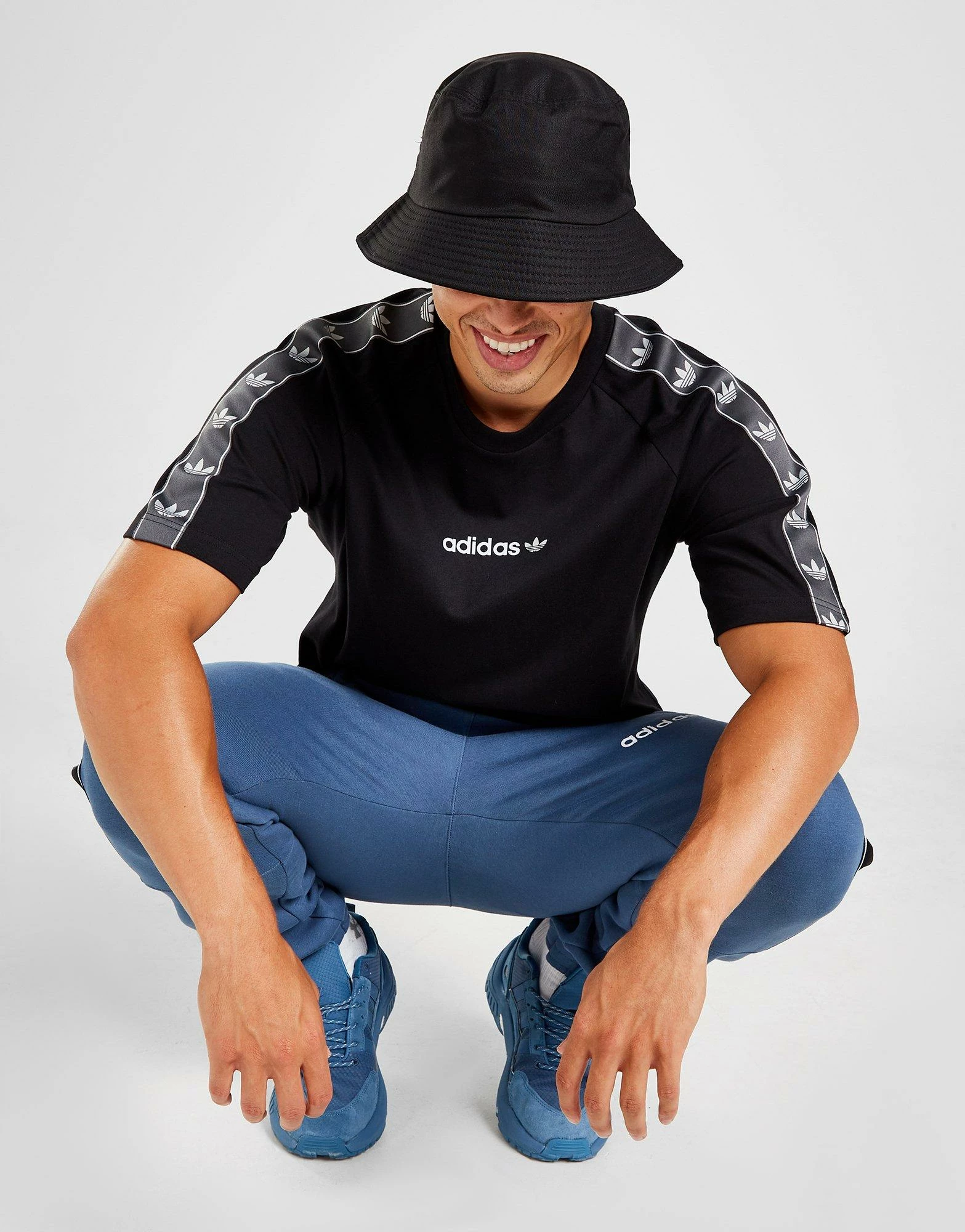 Adidas Originals Tape T-Shirt Herre Sort 7 Adidas Originals Tape T-Shirt Herre Sort - Billede 5