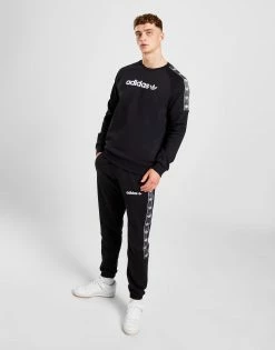 Adidas Originals Tape Crew Sweatshirt Sort -Herretoj Salg jd 561996 e