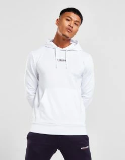 McKenzie Essential Poly Overhead Hoodie Hvid -Herretoj Salg jd 562001 c
