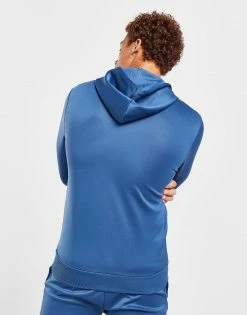 McKenzie Essential Poly Overhead Hoodie Blå -Herretoj Salg jd 562002 b