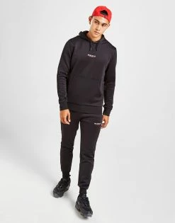 McKenzie Essential Poly Overhead Hoodie Sort -Herretoj Salg jd 562009 d