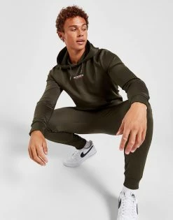 McKenzie Essential Poly Overhead Hooded Tracksuit Grøn