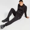 McKenzie Essential Poly Overhead Hooded Tracksuit Sort -Herretoj Salg jd 562091 a