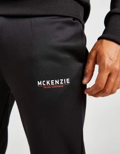 McKenzie Essential Poly Overhead Hooded Tracksuit Sort -Herretoj Salg jd 562091 d