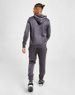 McKenzie Essential Poly Overhead Hooded Tracksuit Grå -Herretoj Salg jd 562093 d