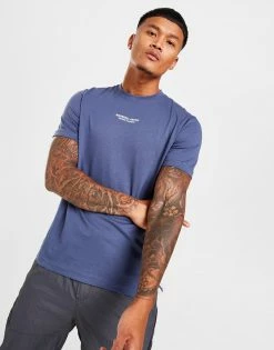 Marshall Artist Injection T-Shirt - Exclusive Blå -Herretoj Salg jd 562179 c
