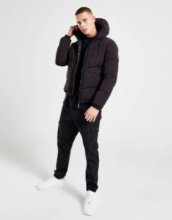 Marshall Artist Transalpino Bubble Jacket Sort -Herretoj Salg jd 562182 e