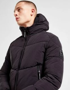 Marshall Artist Transalpino Bubble Jacket Sort -Herretoj Salg jd 562182 f