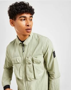 Marshall Artist Scudo Nylon Jacket Grøn -Herretoj Salg jd 562192 f