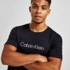 Calvin Klein Core Logo T-Shirt Sort -Herretoj Salg jd 562591 a