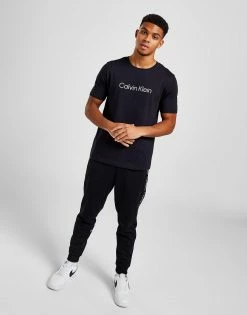 Calvin Klein Core Logo T-Shirt Sort -Herretoj Salg jd 562591 e