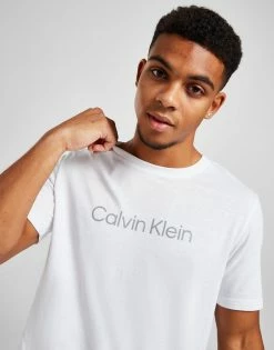 Calvin Klein Core Logo T-Shirt Hvid