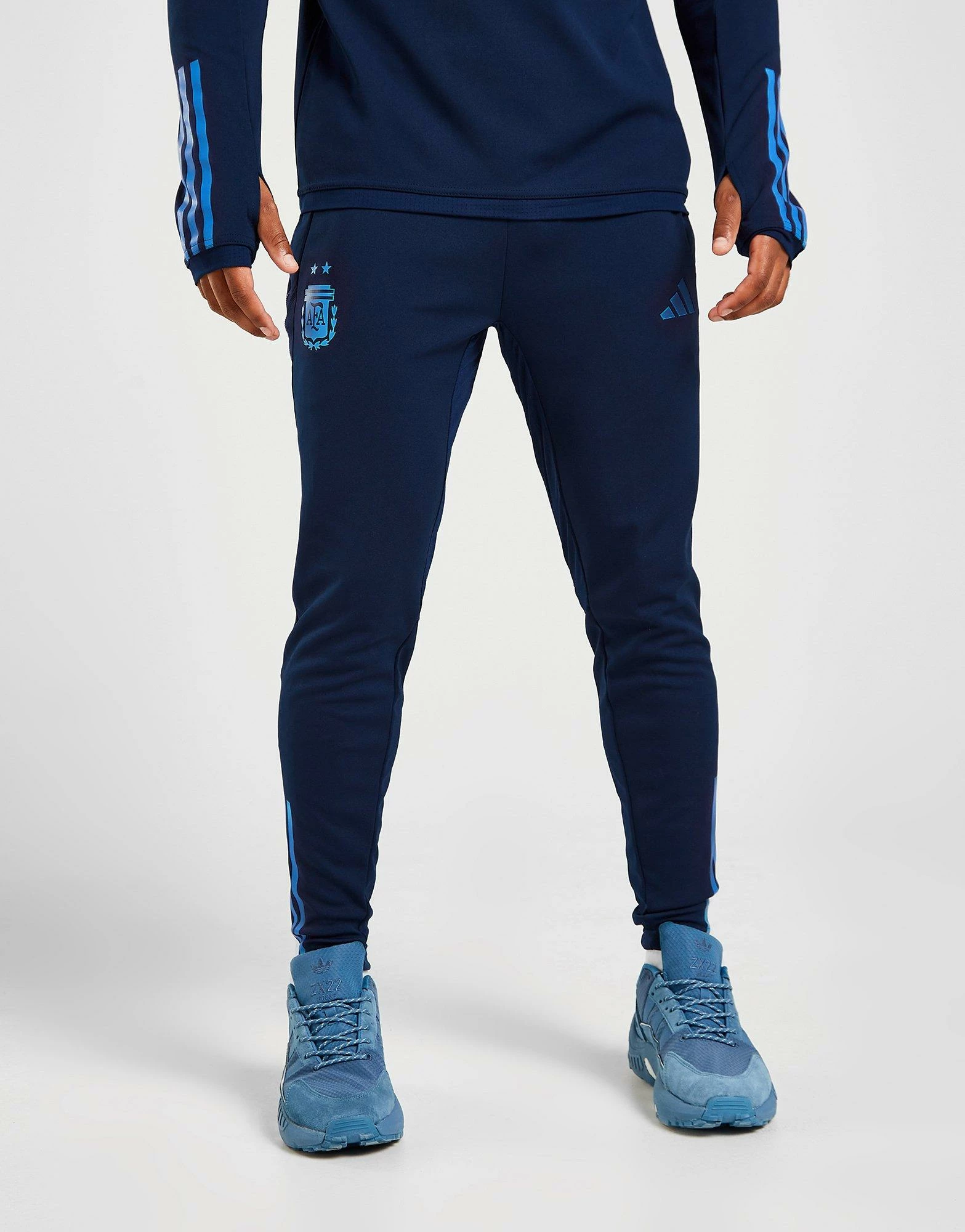 Adidas Argentina Træningsbukser Herre Blå 4 Adidas Argentina Træningsbukser Herre Blå - Billede 2