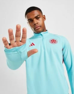 Adidas Colombia Training Track Top Blå -Herretoj Salg jd 564000 e
