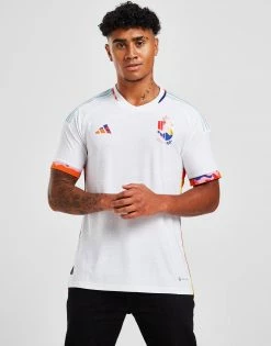 Adidas Belgium 2022 Match Away Shirt Hvid