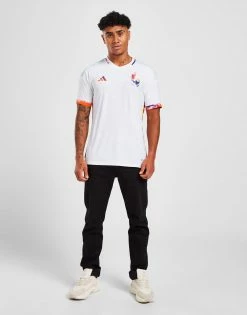 Adidas Belgium 2022 Match Away Shirt Hvid -Herretoj Salg jd 565037 d