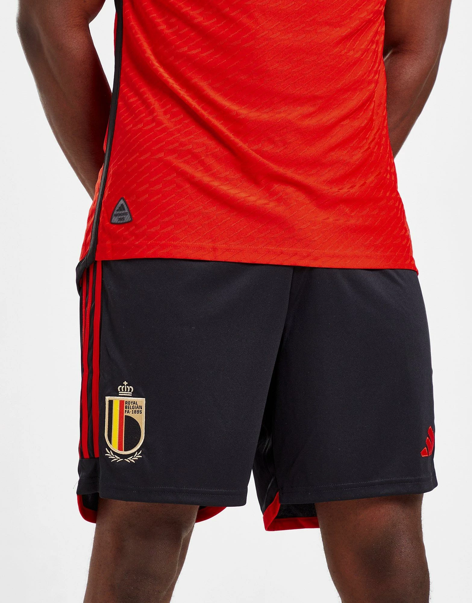Adidas Belgium 2022 Hjemmebaneshorts Herre FORUDBESTILLING Sort 4 Adidas Belgium 2022 Hjemmebaneshorts Herre FORUDBESTILLING Sort - Billede 2