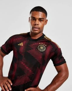 Adidas Germany 2022 2022 Away Shirt Sort