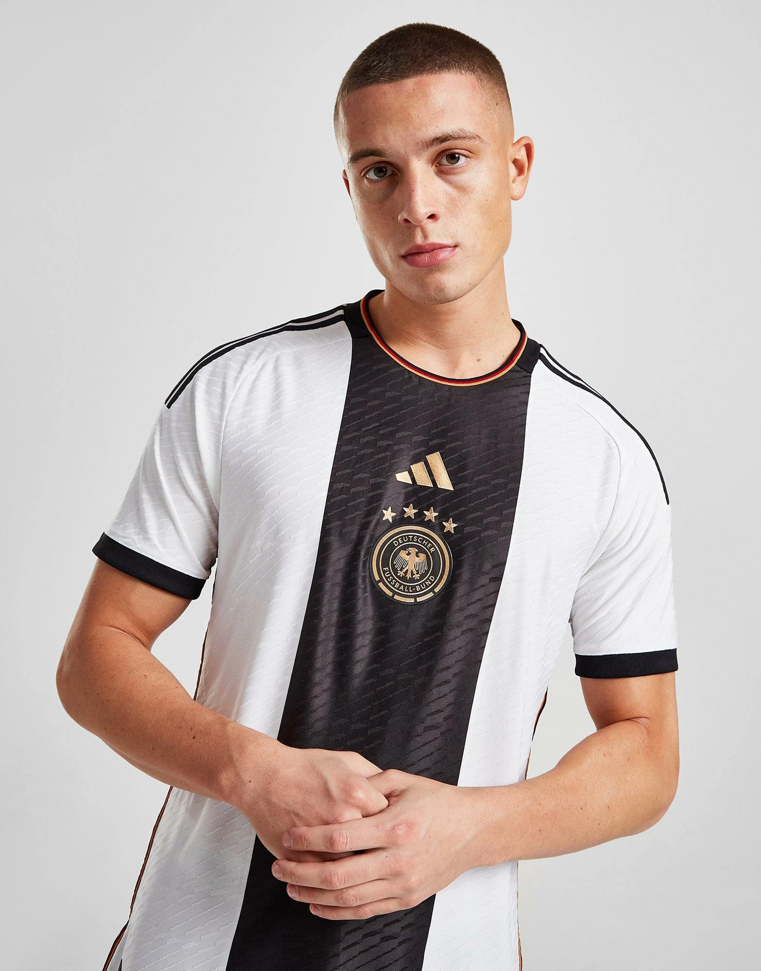 Adidas Germany 2022 Match Home Shirt Hvid 3 Adidas Germany 2022 Match Home Shirt Hvid