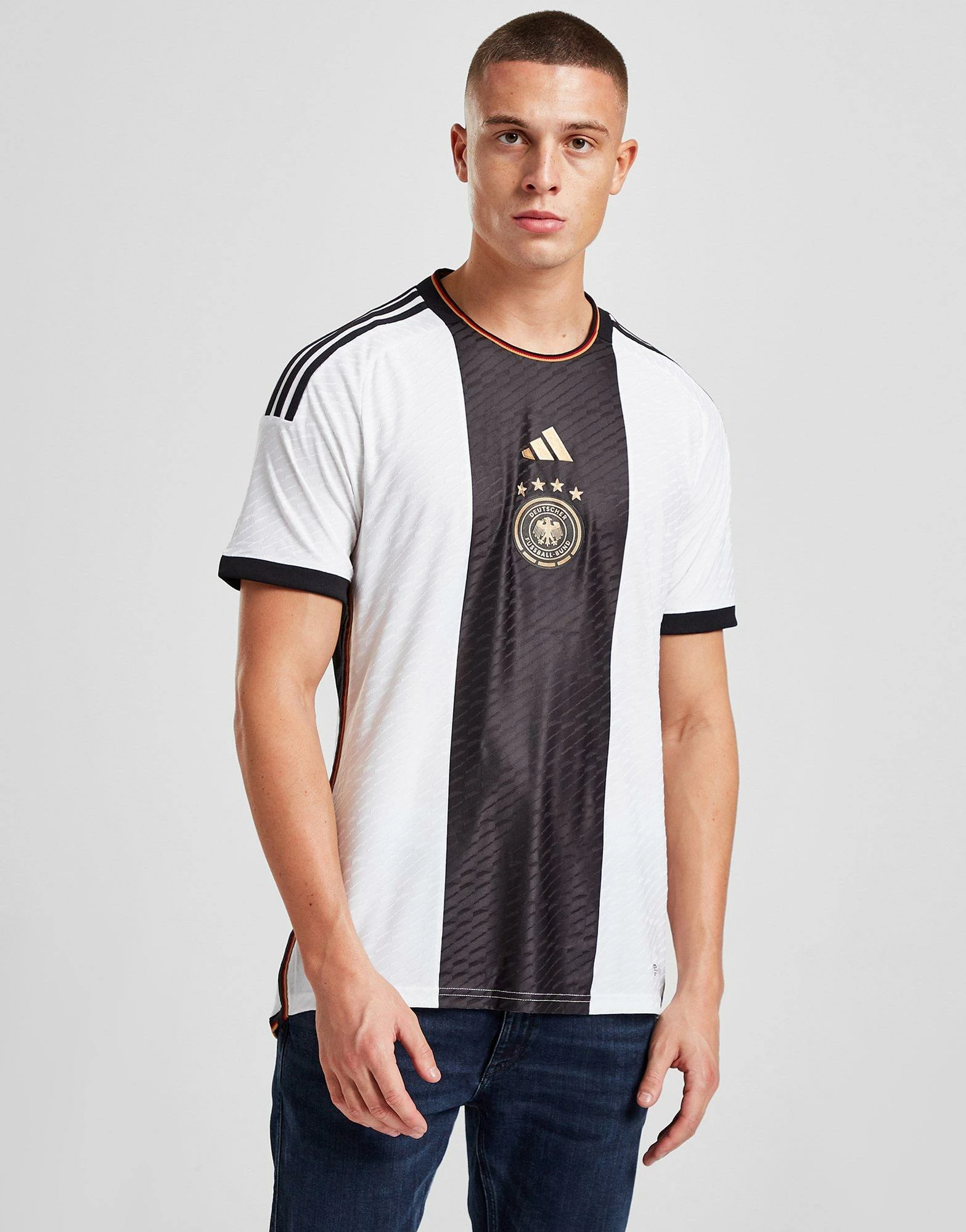 Adidas Germany 2022 Match Home Shirt Hvid 5 Adidas Germany 2022 Match Home Shirt Hvid - Billede 3