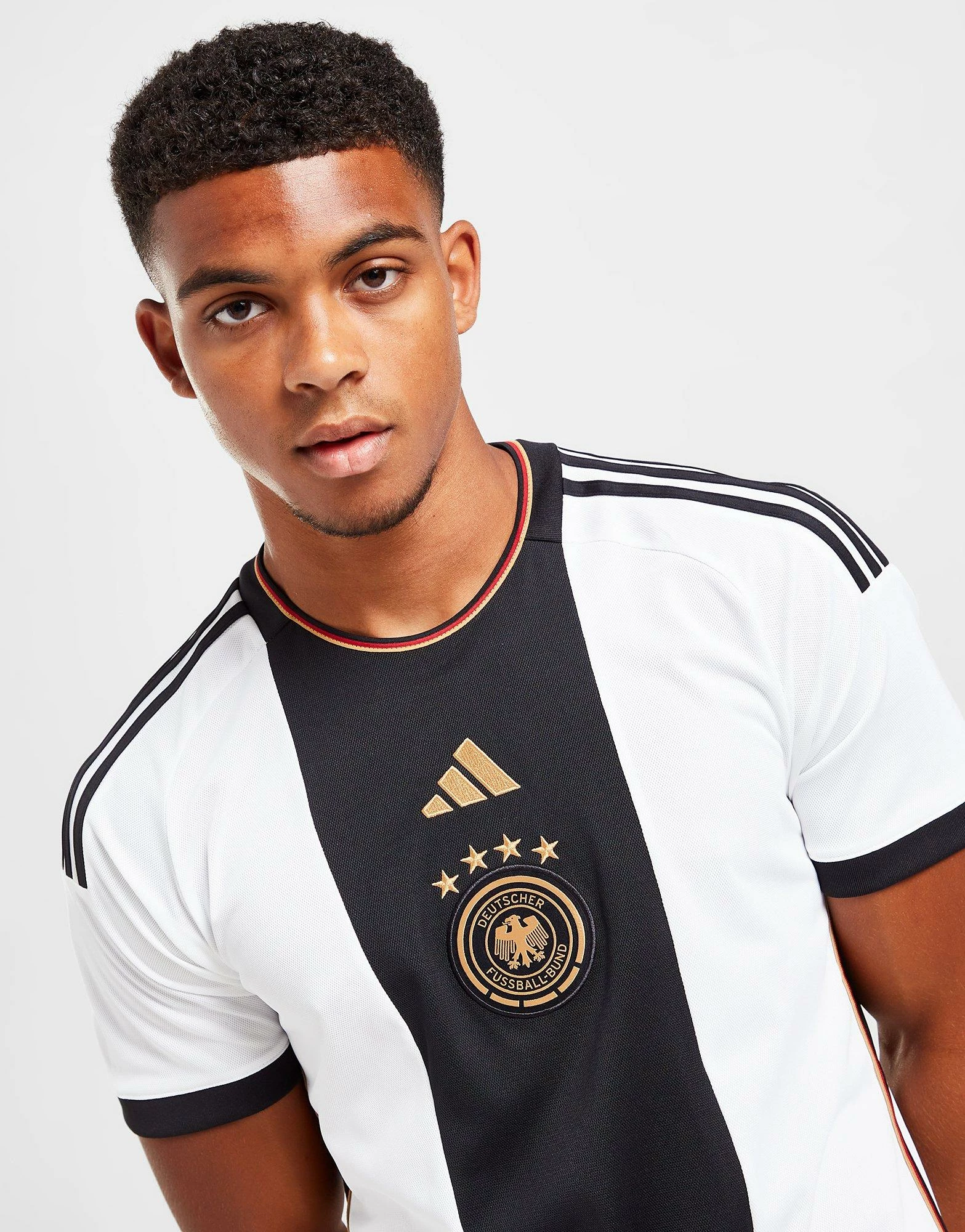 Adidas Germany 2022 Home Shirt Hvid 5 Adidas Germany 2022 Home Shirt Hvid - Billede 3