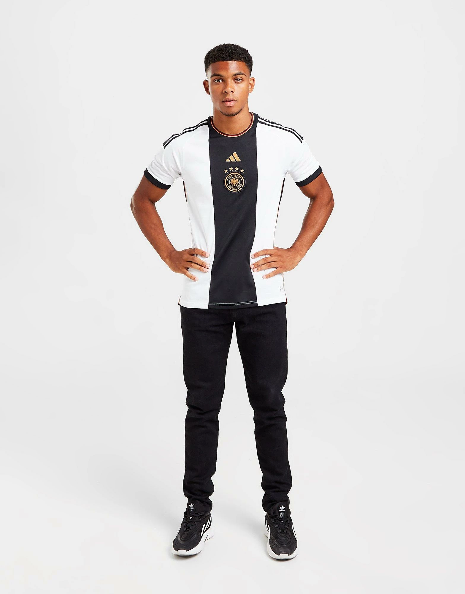 Adidas Germany 2022 Home Shirt Hvid 6 Adidas Germany 2022 Home Shirt Hvid - Billede 4