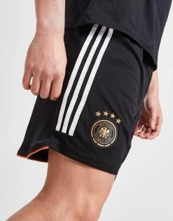 Adidas Germany 2022 Home Shorts Sort -Herretoj Salg jd 566001 c