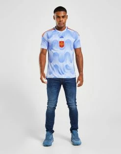Adidas Spain 2022 Away Shirt Blå -Herretoj Salg jd 566502 d