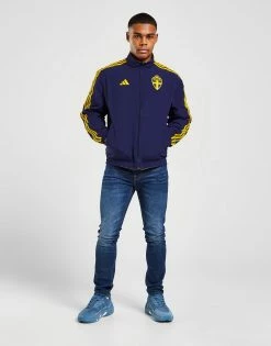 Adidas Sweden Anthem Jacket Blå -Herretoj Salg jd 566910 c