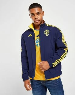 Adidas Sweden Anthem Jacket Blå -Herretoj Salg jd 566910 e