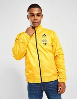 Adidas Sweden Anthem Jacket Blå -Herretoj Salg jd 566910 f