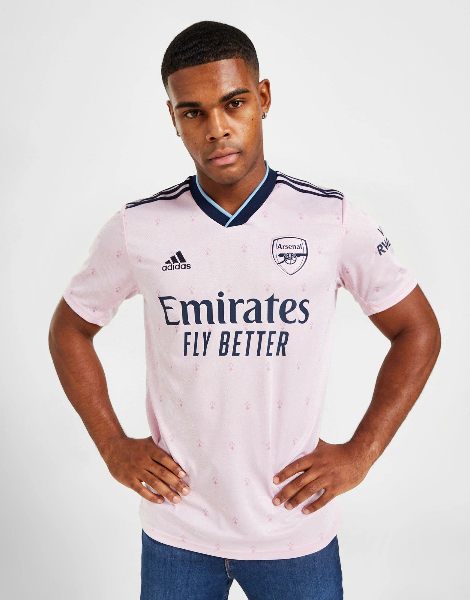 Adidas Arsenal FC 2022/23 Tredje Trøje Herre Pink 3 Adidas Arsenal FC 2022/23 Tredje Trøje Herre Pink
