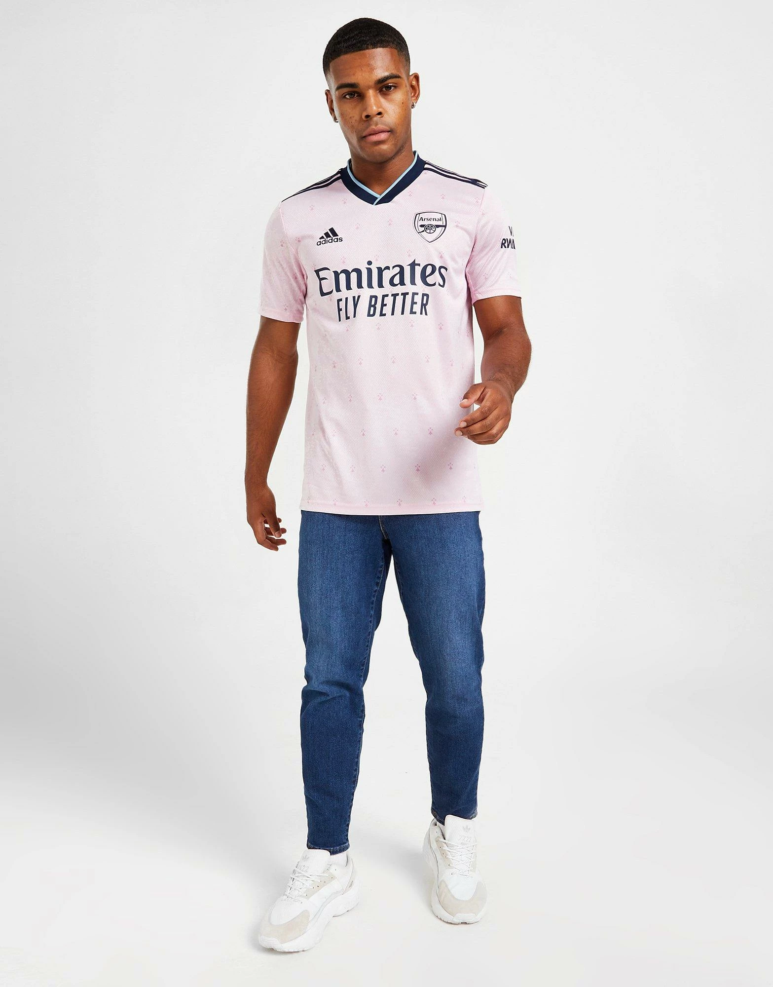 Adidas Arsenal FC 2022/23 Tredje Trøje Herre Pink 7 Adidas Arsenal FC 2022/23 Tredje Trøje Herre Pink - Billede 5
