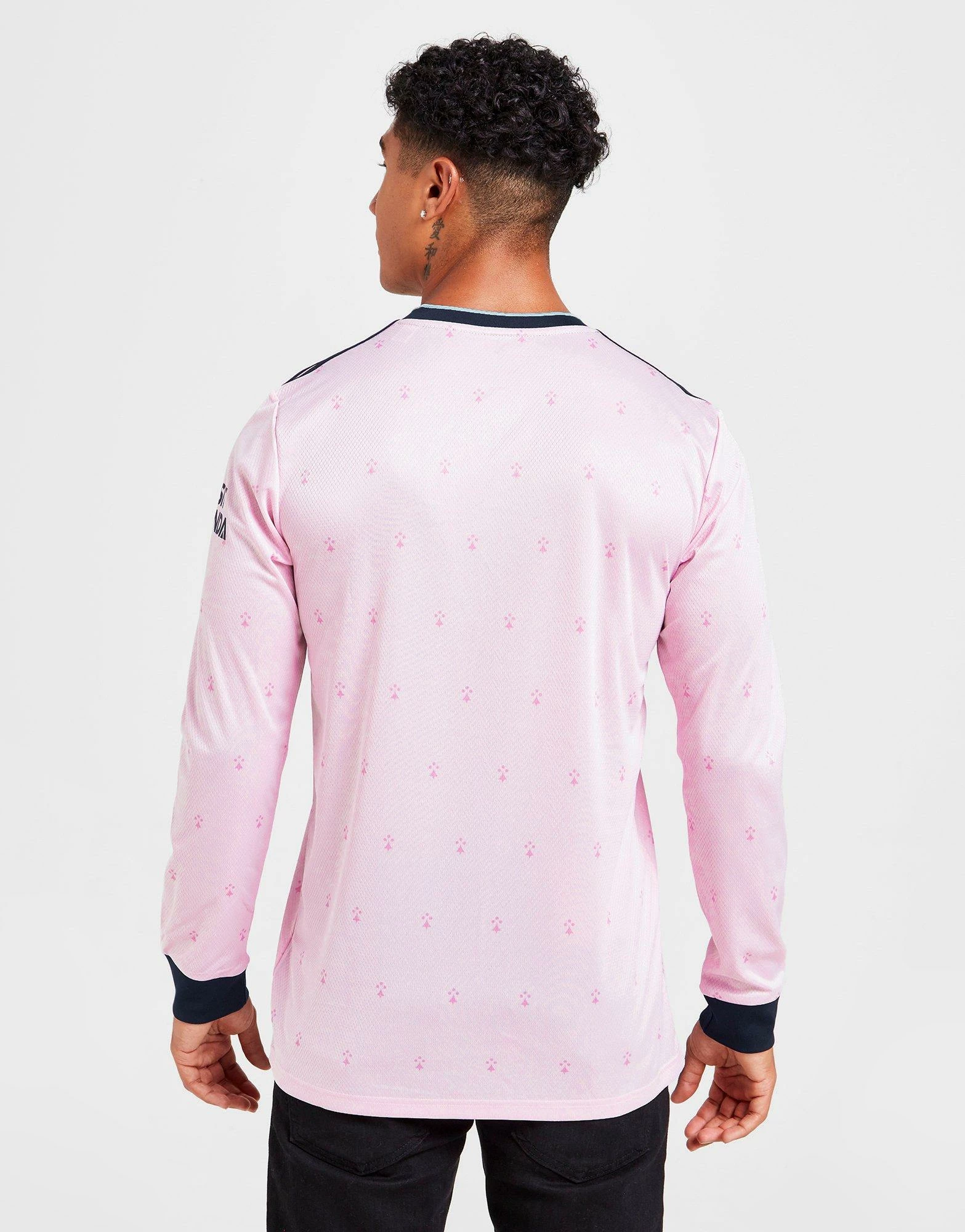 Adidas Arsenal FC 2022/23 Langærmet Tredje Trøje Herre Pink 4 Adidas Arsenal FC 2022/23 Langærmet Tredje Trøje Herre Pink - Billede 2