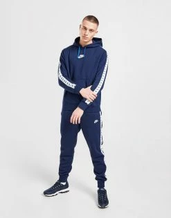 Nike Zeus Tape Hættetrøje Herre Blå -Herretoj Salg jd 568446 c