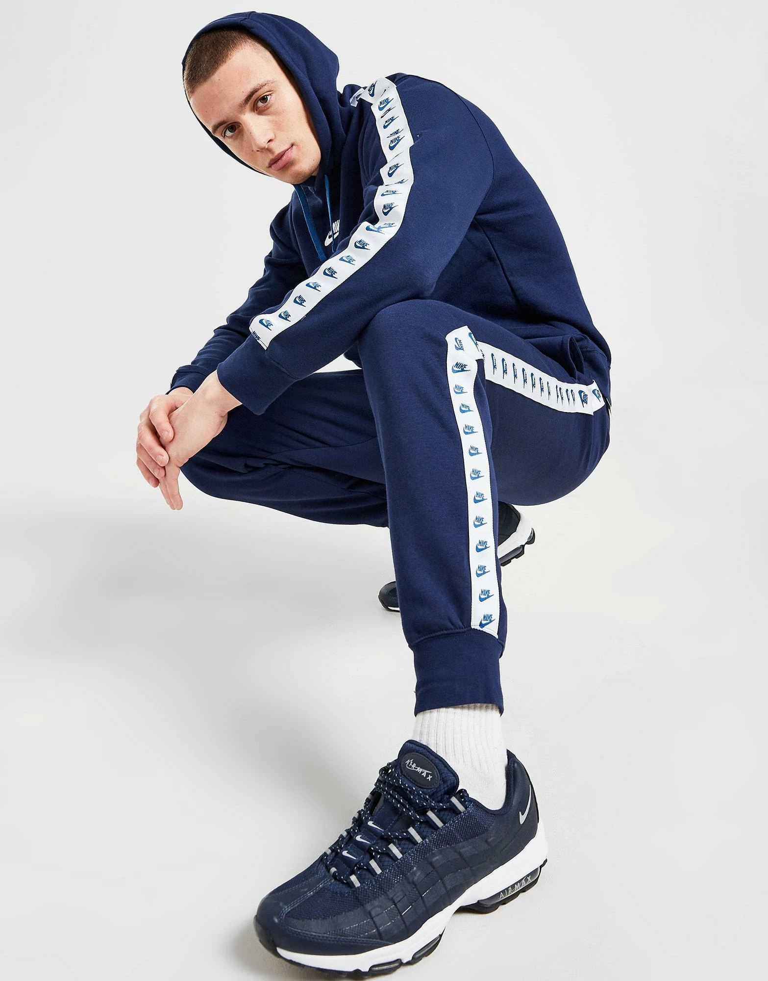 Nike Zeus Tape Joggingbukser Herre Blå 7 Nike Zeus Tape Joggingbukser Herre Blå - Billede 5