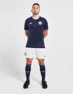 Adidas Scotland 2022 Home Shirt Blå -Herretoj Salg jd 568518 b