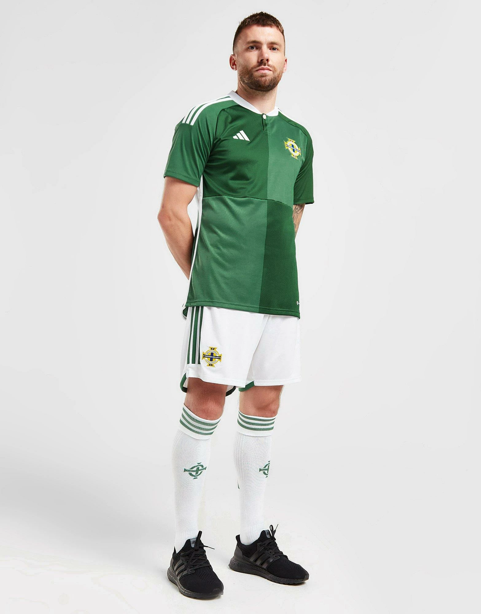 Adidas Northern Ireland 2022 Home Shorts Hvid 3 Adidas Northern Ireland 2022 Home Shorts Hvid