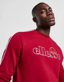 Ellesse Stevia Crew Sweatshirt Rød