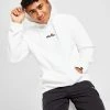 Ellesse Montrisa Polar Fleece Overhead Hoodie Hvid -Herretoj Salg jd 568764 a