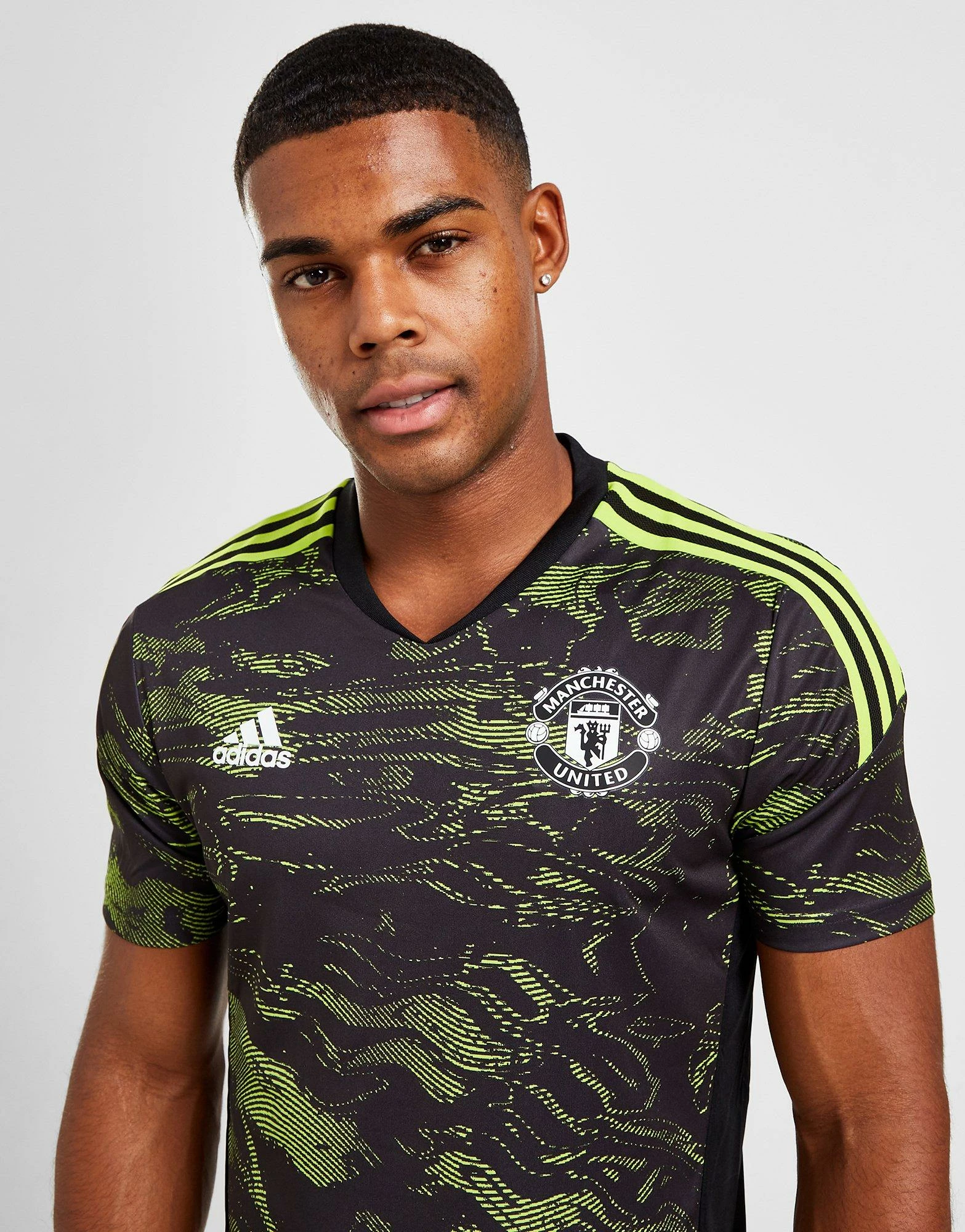 Adidas Manchester United Fc Training Shirt Sort 6 Adidas Manchester United Fc Training Shirt Sort - Billede 4