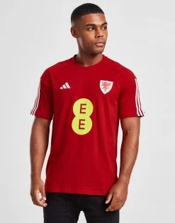 Adidas Wales Tiro 23 T-Shirt Rød -Herretoj Salg jd 568870 b
