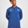 Castore Rangers FC 2022/23 Training 1/4 Zip Top Blå -Herretoj Salg jd 568907 a