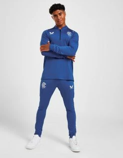 Castore Rangers FC 2022/23 Training 1/4 Zip Top Blå -Herretoj Salg jd 568907 d