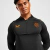 Castore Rangers FC 2022/23 Match Day 1/4 Zip Top Sort -Herretoj Salg jd 568910 a
