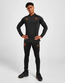 Castore Rangers FC 2022/23 Match Day 1/4 Zip Top Sort -Herretoj Salg jd 568910 d