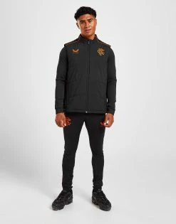 Castore Rangers FC 2022/23 Match Day Gilet Sort -Herretoj Salg jd 568913 e
