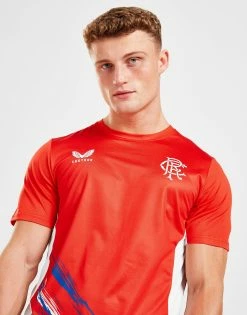 Castore Rangers FC 2022/23 Match Day T-Shirt Rød
