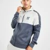 11 Degrees Tape Poly Full Zip Hoodie Grå 1 11 Degrees Tape Poly Full Zip Hoodie Grå -Herretoj Salg jd 569721 a