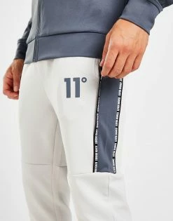 11 Degrees Poly Tape Track Pants Grå 10 11 Degrees Poly Tape Track Pants Grå -Herretoj Salg jd 569724 d